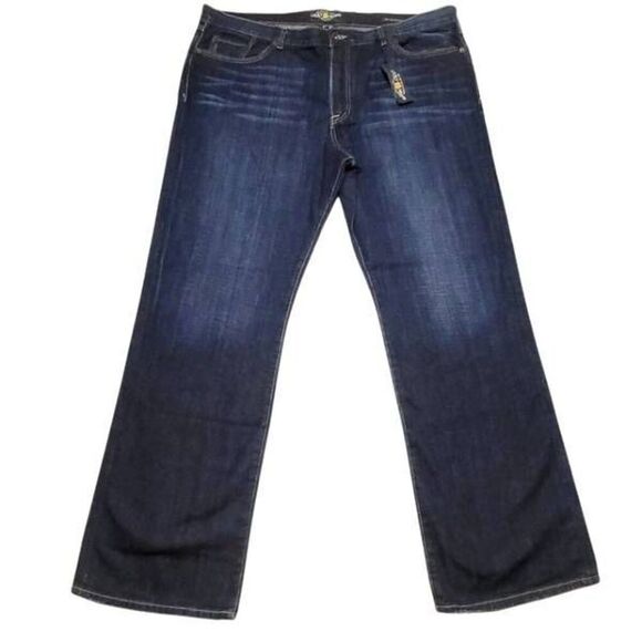 Lucky Brand 367 Vintage Bootcut Jeans Men's Size 40×32 Dark Blue Wash Denim NEW